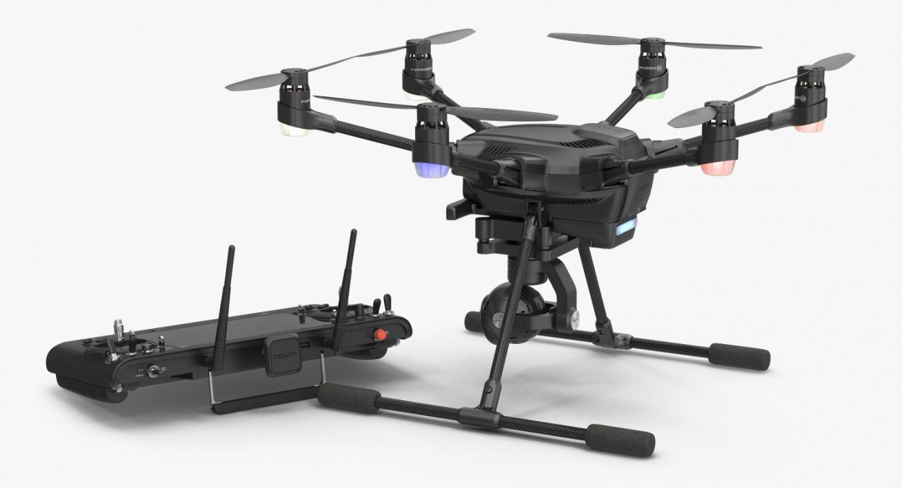 3D Yuneec Typhoon H Videography Hexacopter Set model