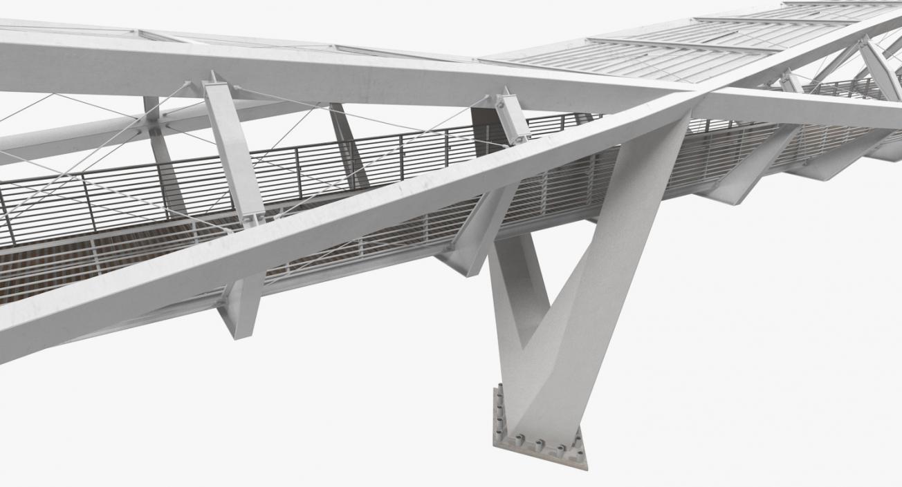 3D Pedestrian Bridge in Beer Sheva Israel model