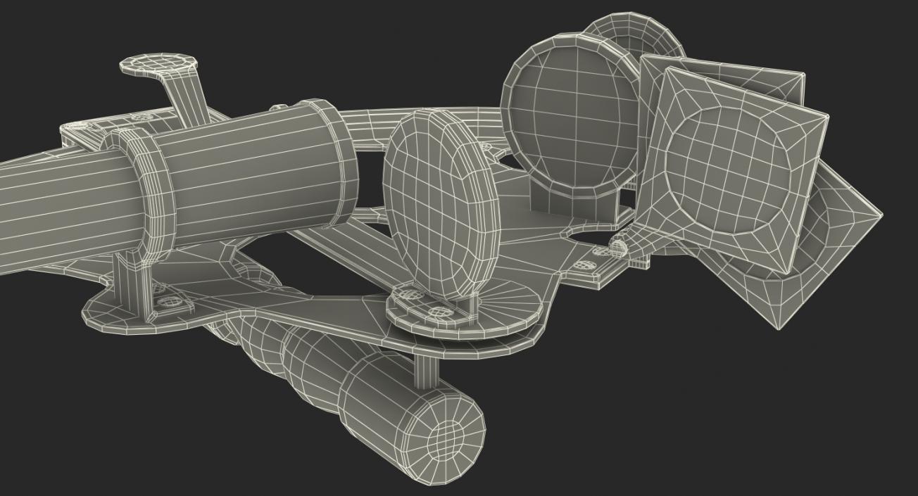 Sextant Navigation Instrument 3D model