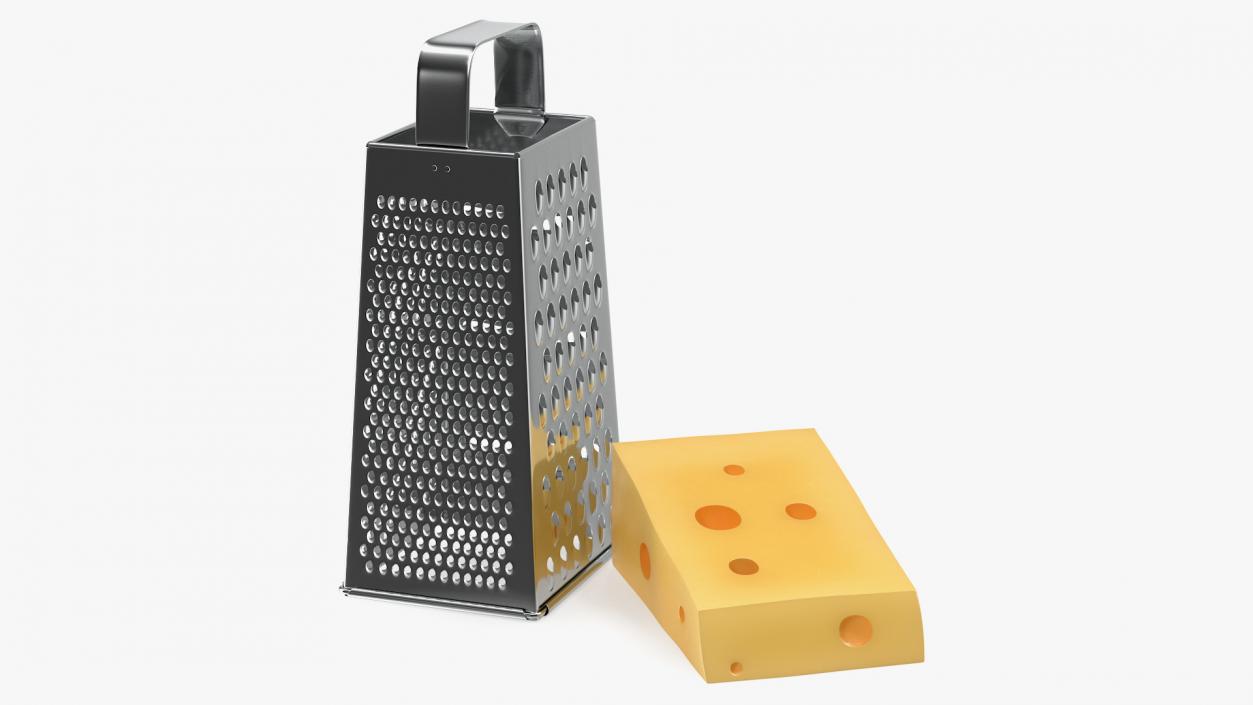 3D Kitchen Grater with Cheese