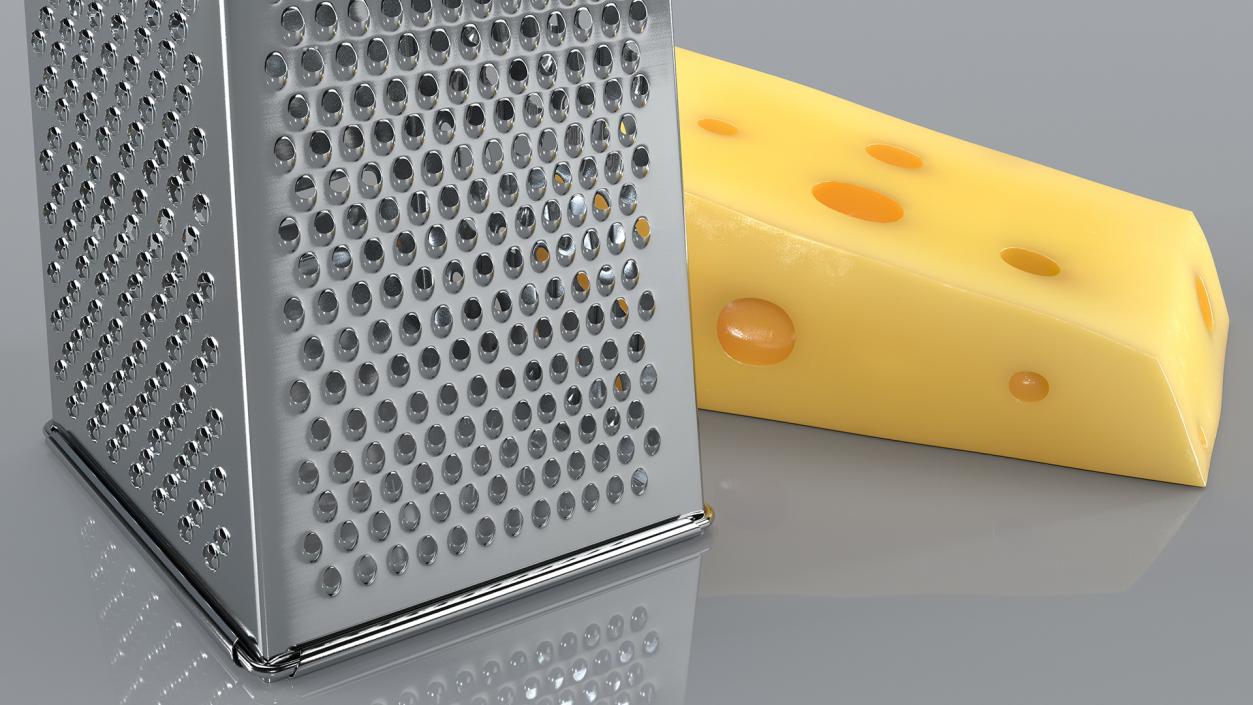 3D Kitchen Grater with Cheese