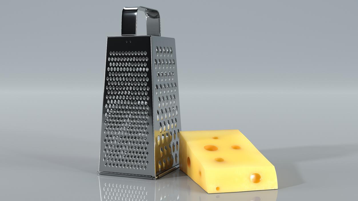 3D Kitchen Grater with Cheese