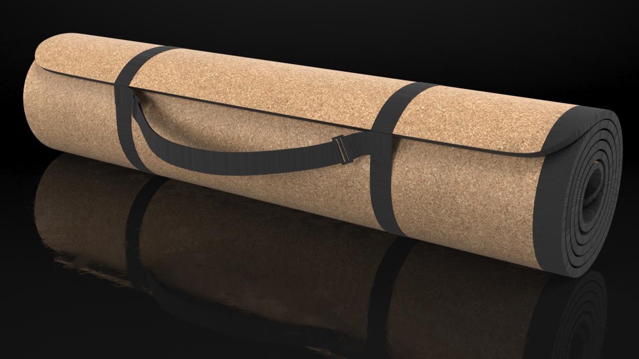 3D Yoga Mat Twisted Cork