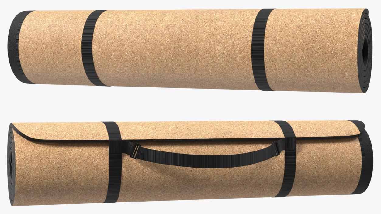 3D Yoga Mat Twisted Cork