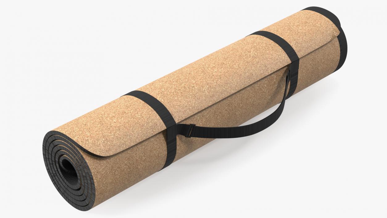 3D Yoga Mat Twisted Cork