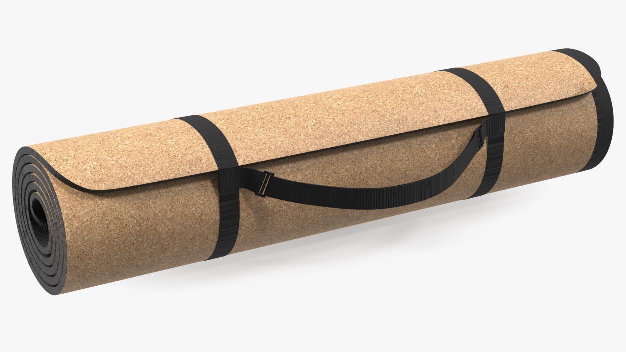 3D Yoga Mat Twisted Cork