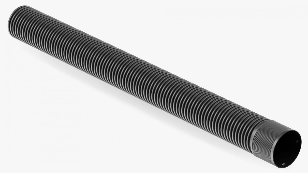 Drainage Pipe Black 3D model