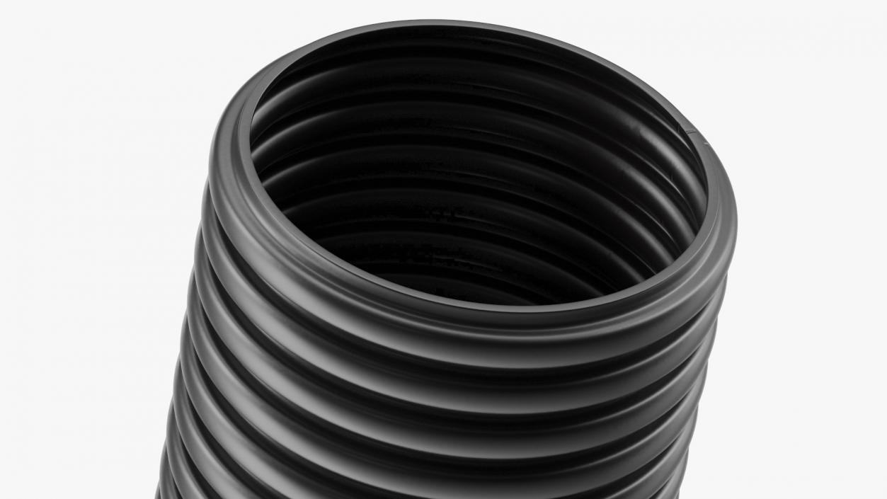 Drainage Pipe Black 3D model