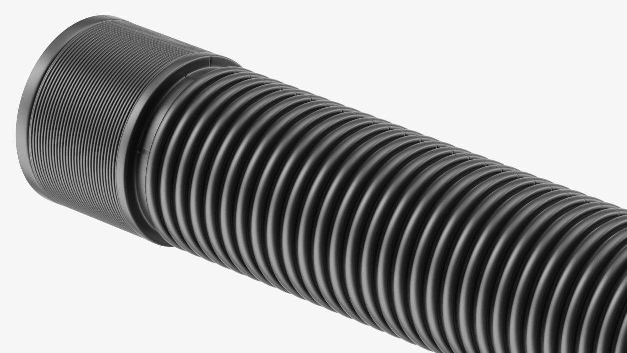 Drainage Pipe Black 3D model