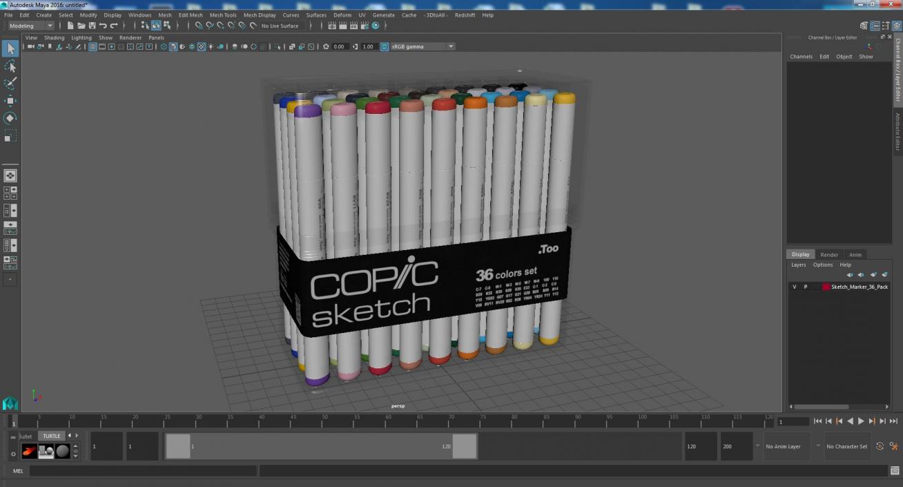 3D Sketch Marker 36 Pack