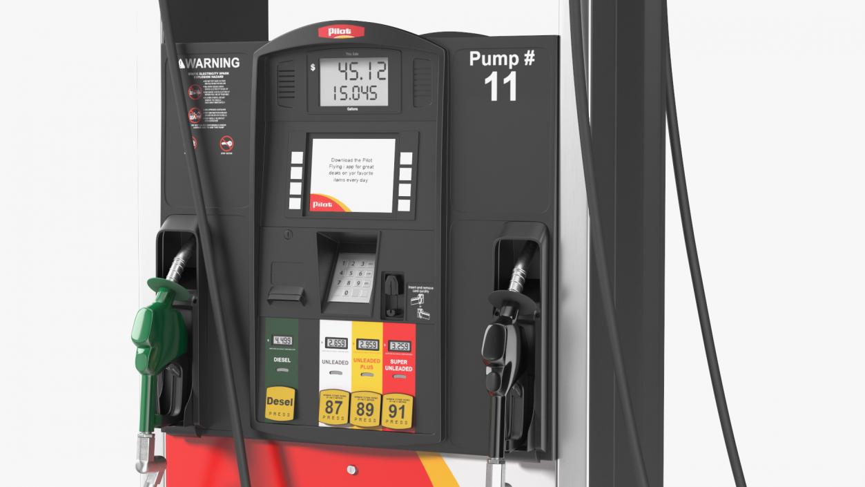 Gas Pump Pilot 3D model