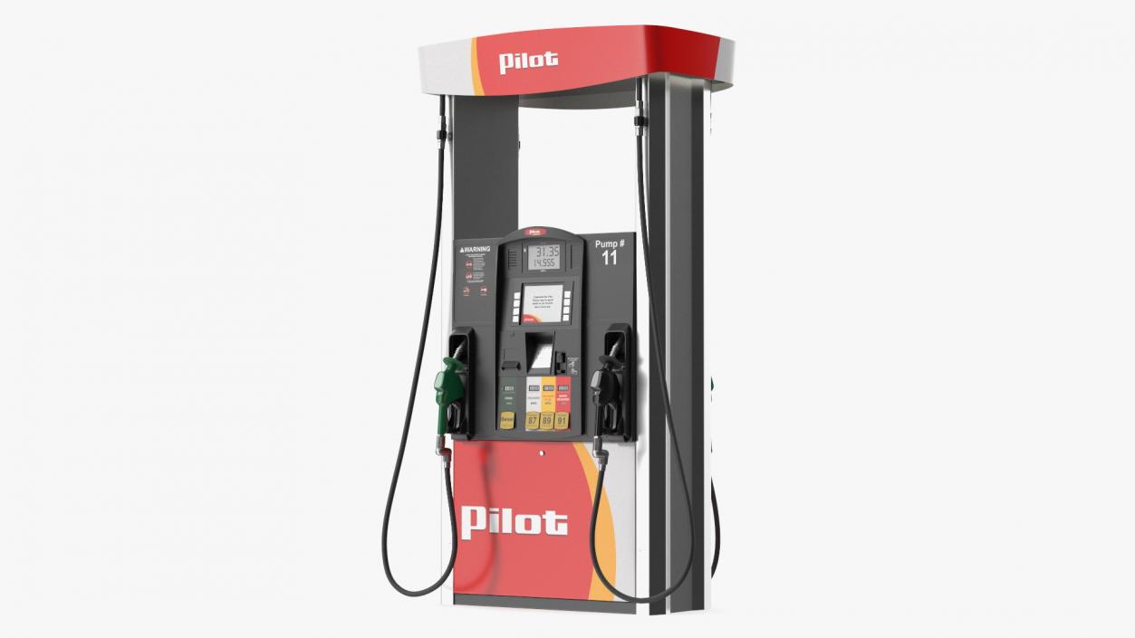 Gas Pump Pilot 3D model