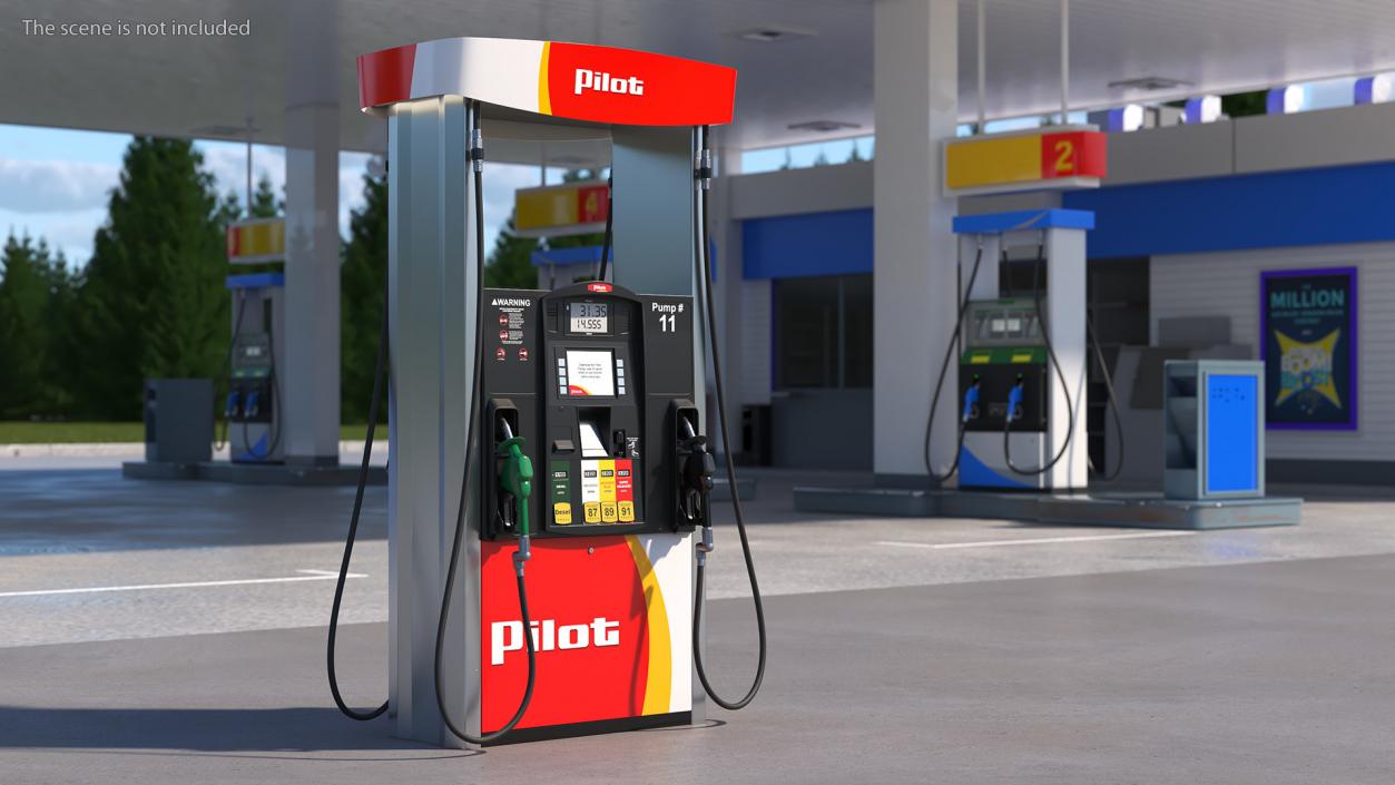 Gas Pump Pilot 3D model