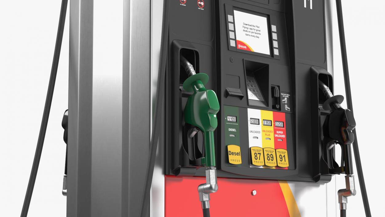 Gas Pump Pilot 3D model