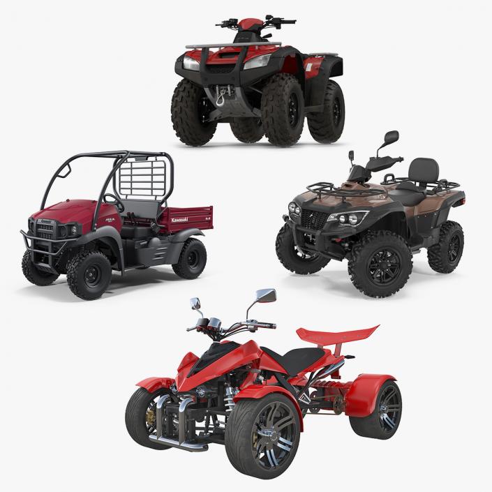 3D model ATV Four Wheelers 3D Models Collection 2