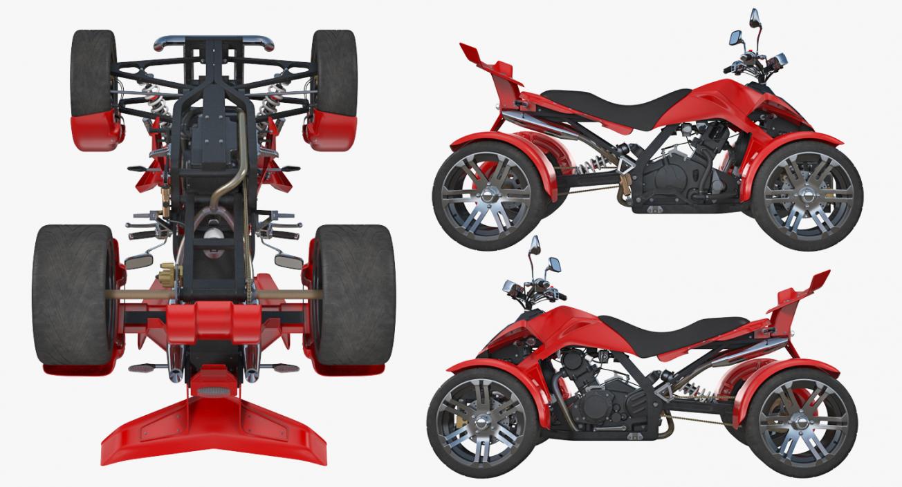 3D model ATV Four Wheelers 3D Models Collection 2