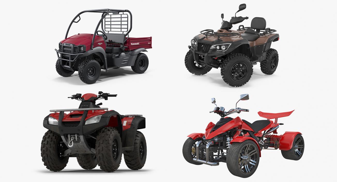 3D model ATV Four Wheelers 3D Models Collection 2