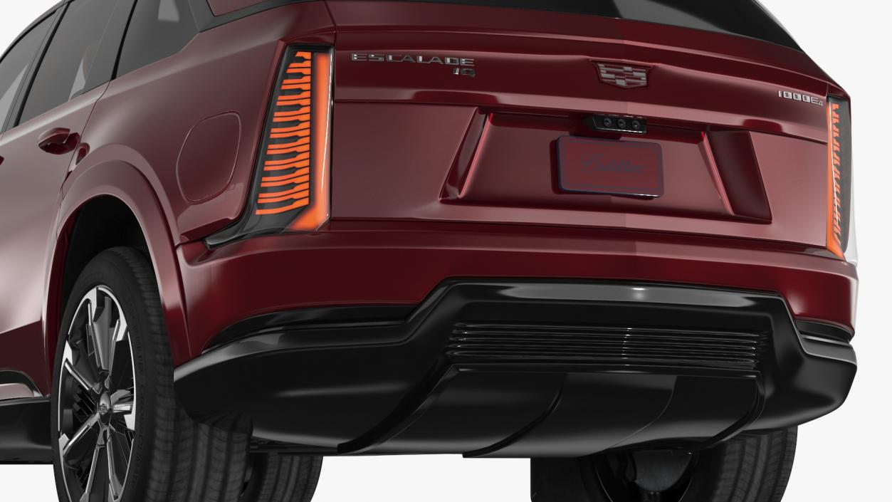 Cadillac Escalade IQ 2025 Black Cherry Tincoat Simple Interior 3D