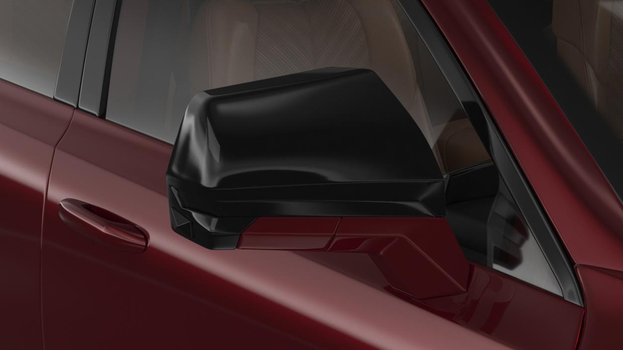 Cadillac Escalade IQ 2025 Black Cherry Tincoat Simple Interior 3D