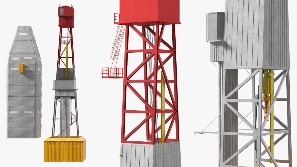 3D model Drilling Rig Shelter