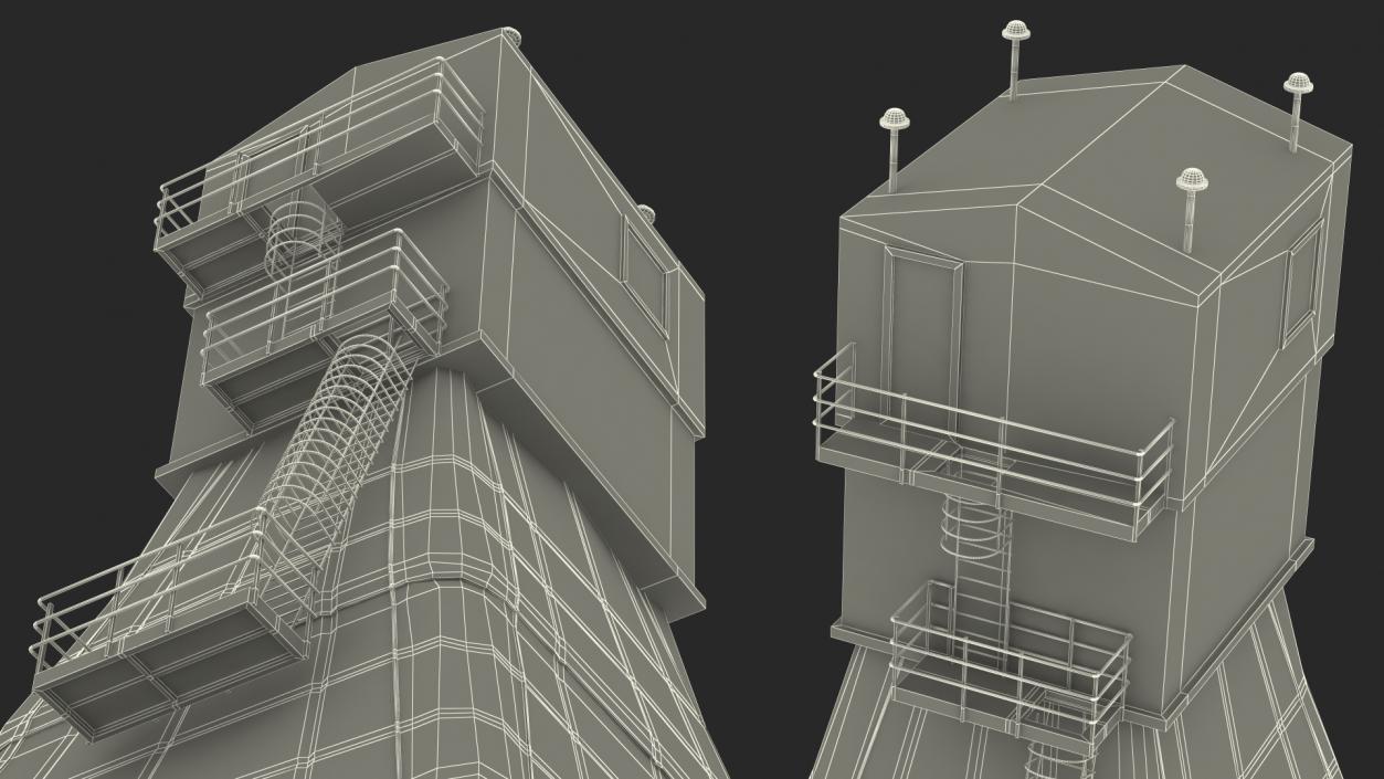 3D model Drilling Rig Shelter