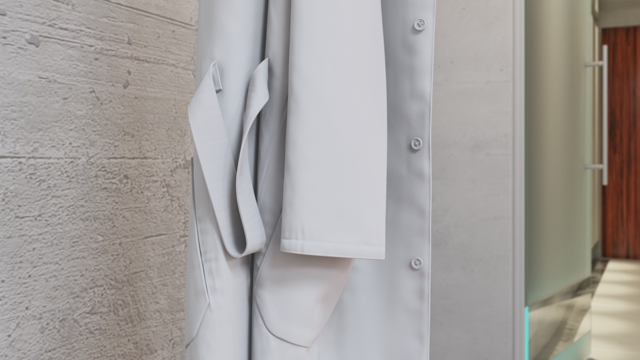 3D Hanging Lab Coat