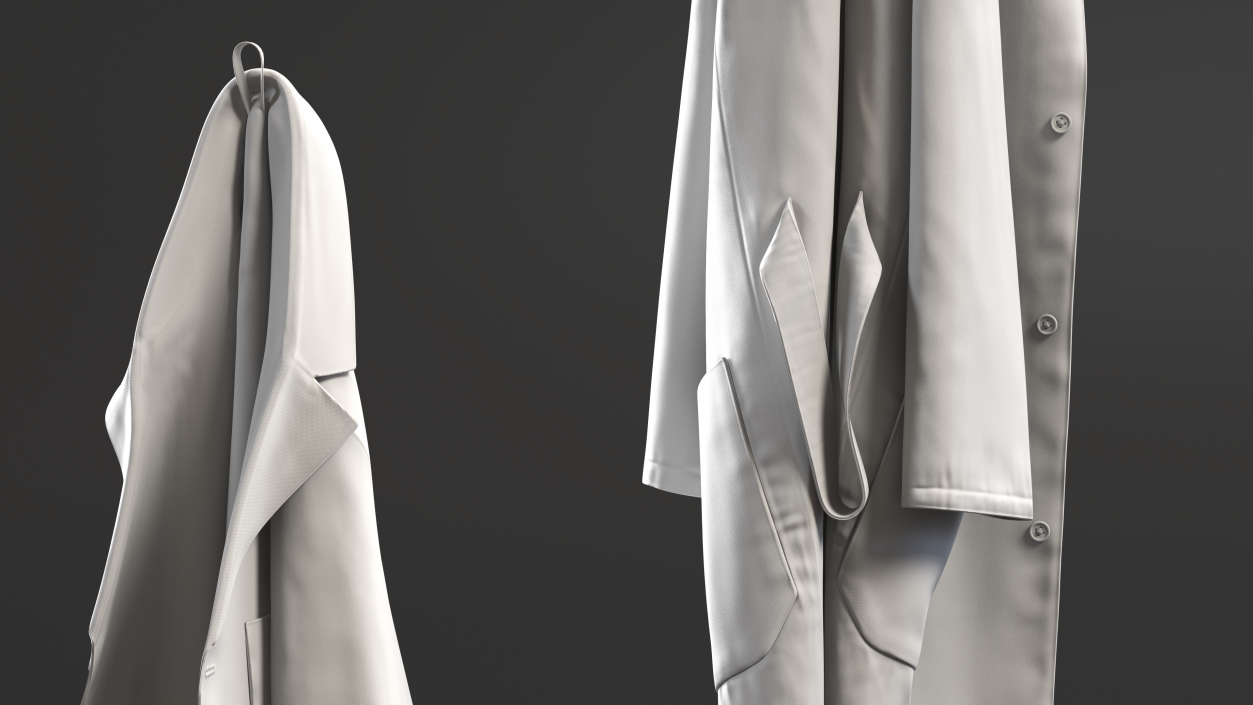 3D Hanging Lab Coat