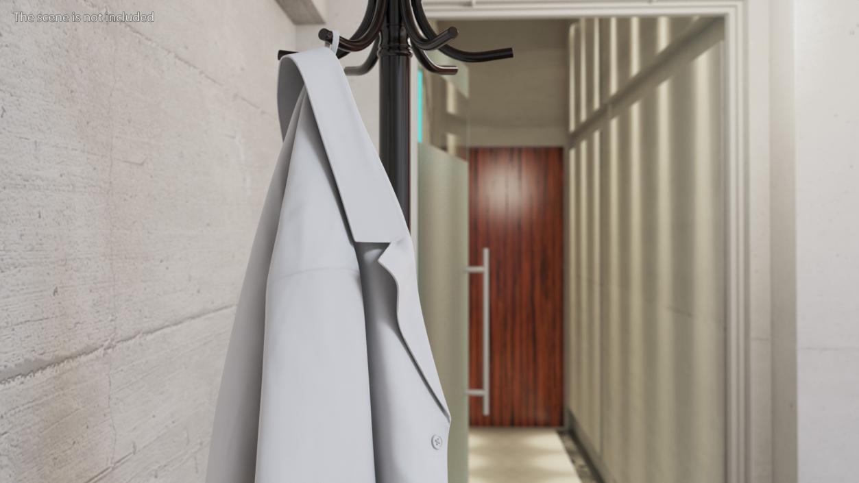 3D Hanging Lab Coat