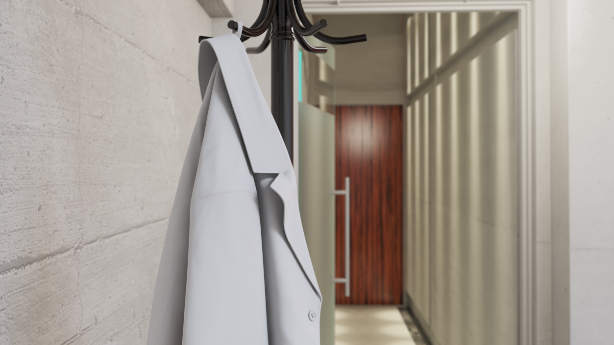 3D Hanging Lab Coat