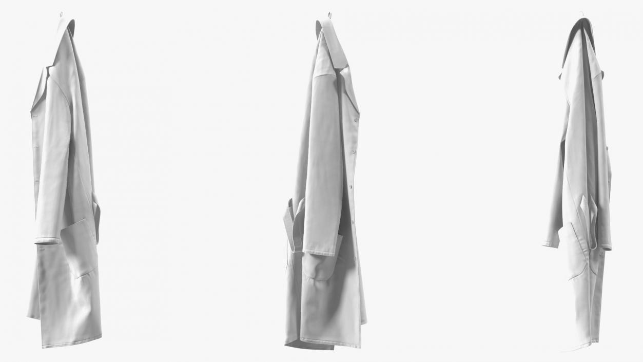 3D Hanging Lab Coat