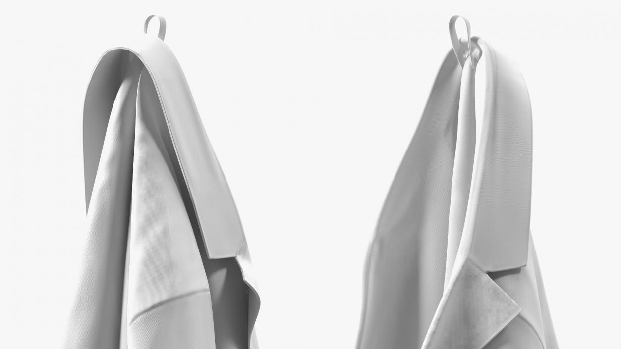 3D Hanging Lab Coat