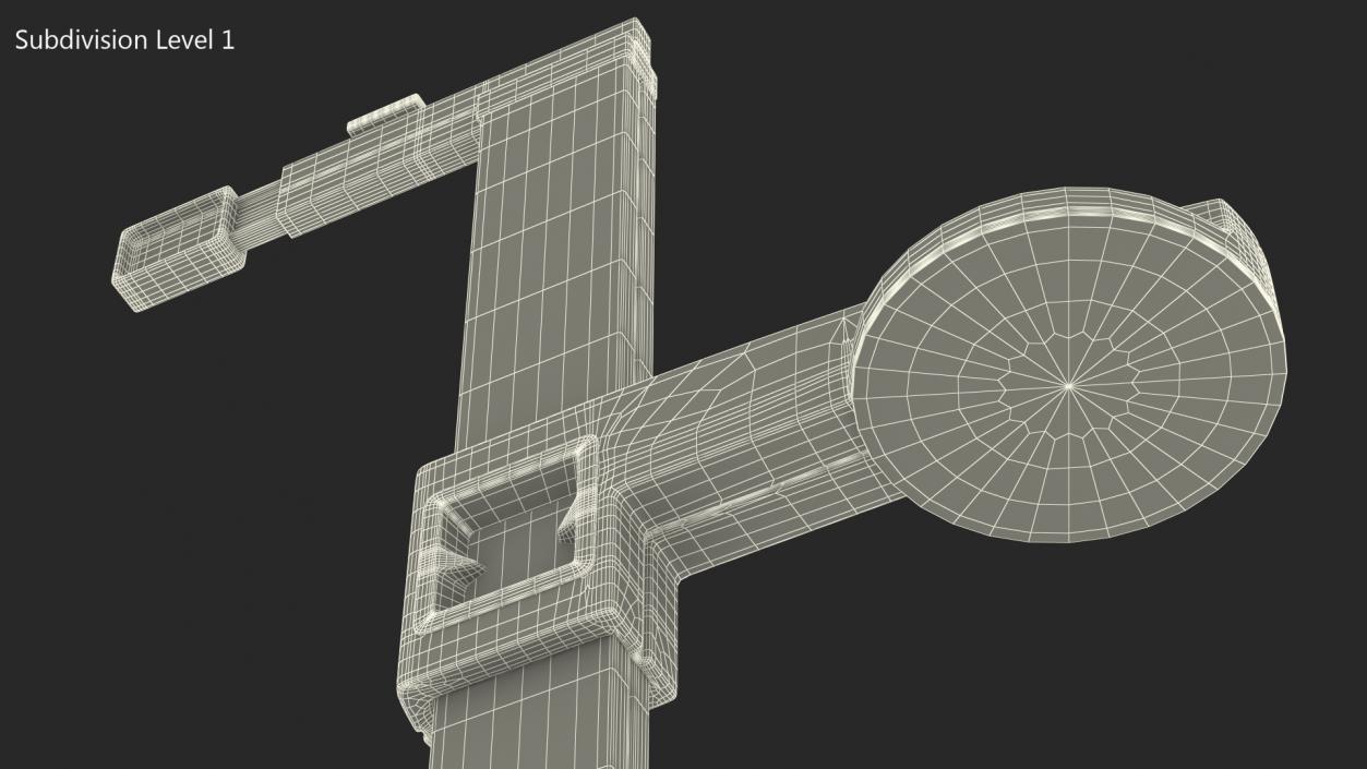 Seca 213 Portable Stadiometer 3D model