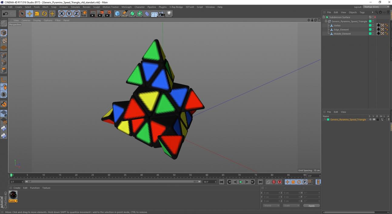 3D Generic Pyraminx Speed Triangle