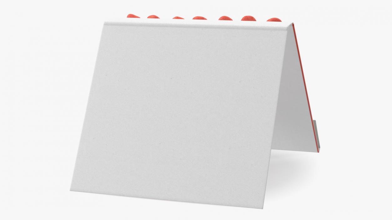 3D Plain White Matchbook