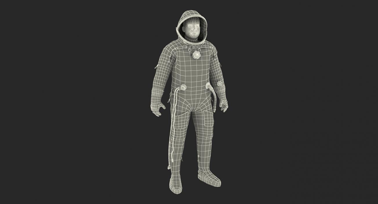 3D model Rigged Astronauts Collection 5