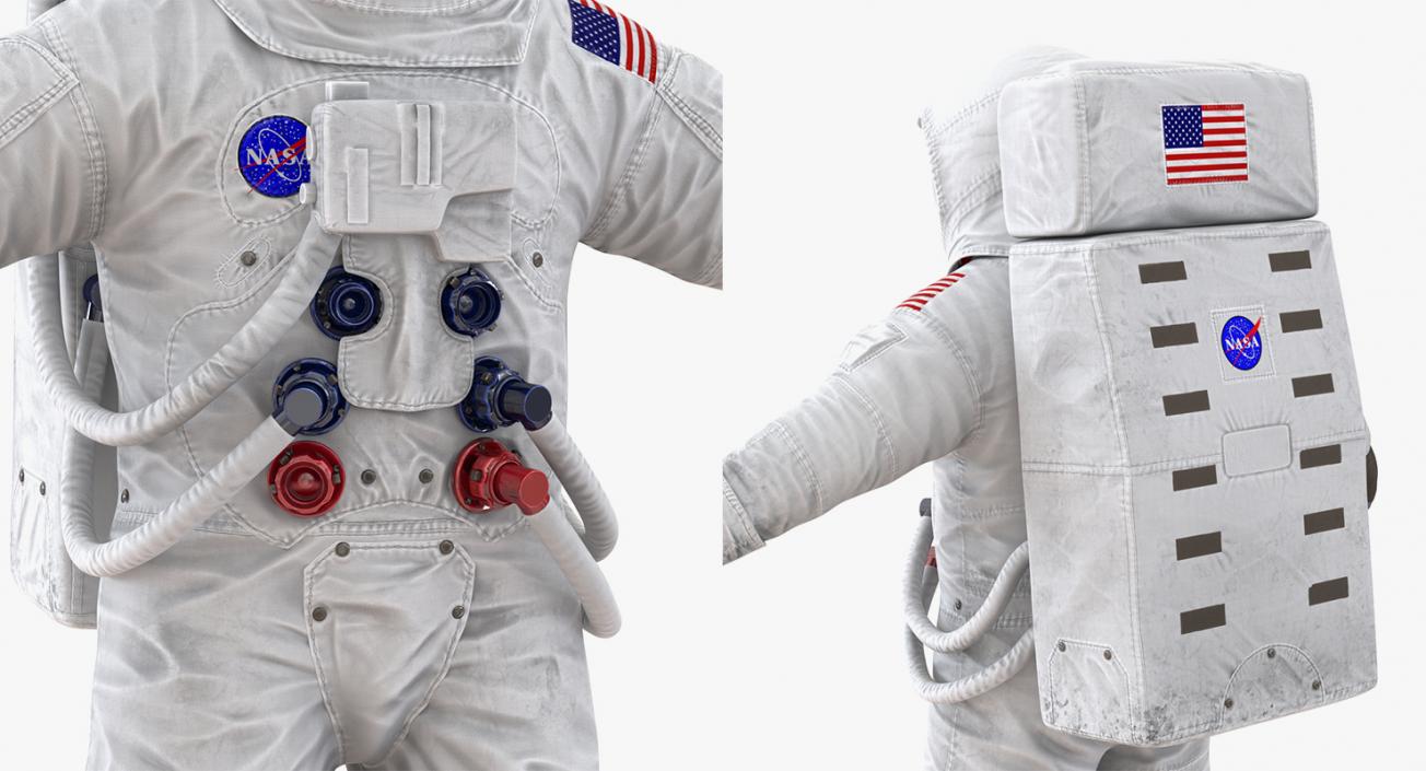 3D model Rigged Astronauts Collection 5