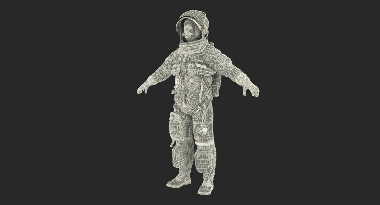 3D model Rigged Astronauts Collection 5