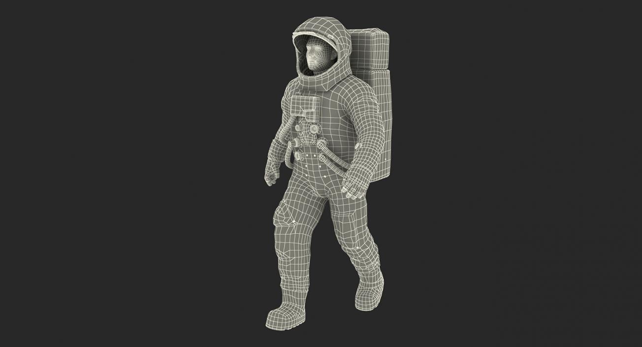 3D model Rigged Astronauts Collection 5