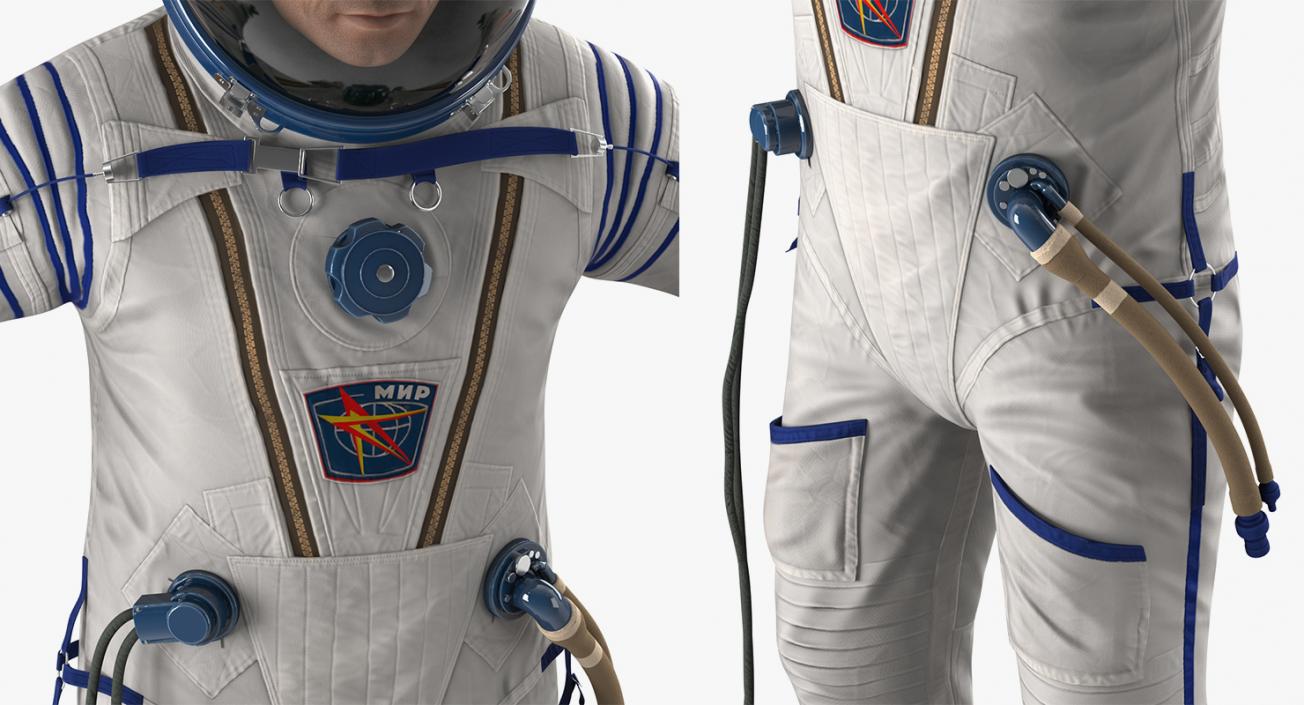 3D model Rigged Astronauts Collection 5