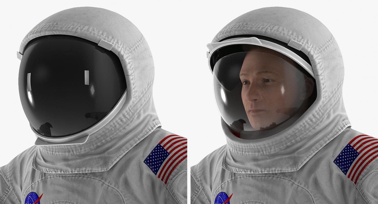 3D model Rigged Astronauts Collection 5