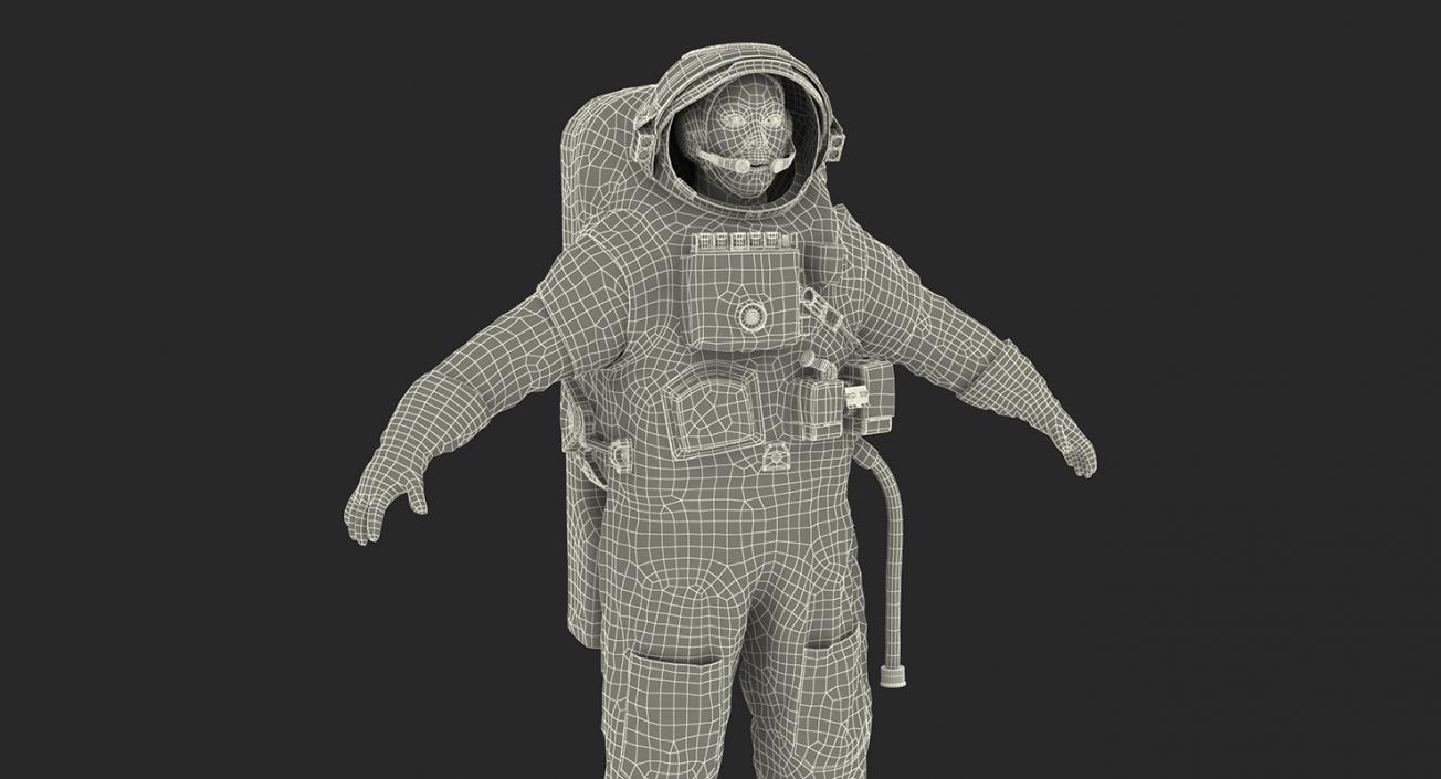 3D model Rigged Astronauts Collection 5