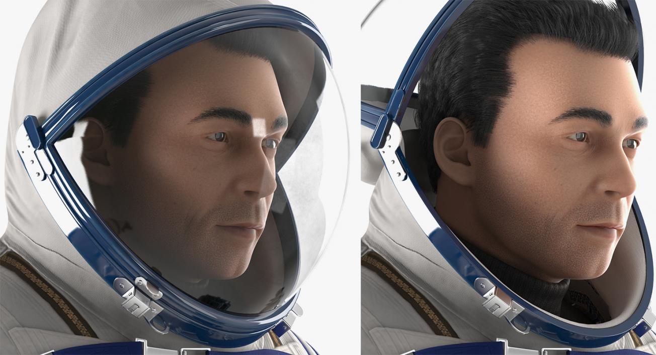 3D model Rigged Astronauts Collection 5