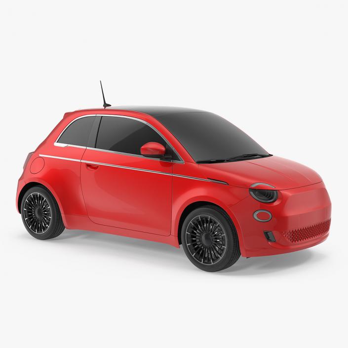 3D model EV Compact Car Simple Interior