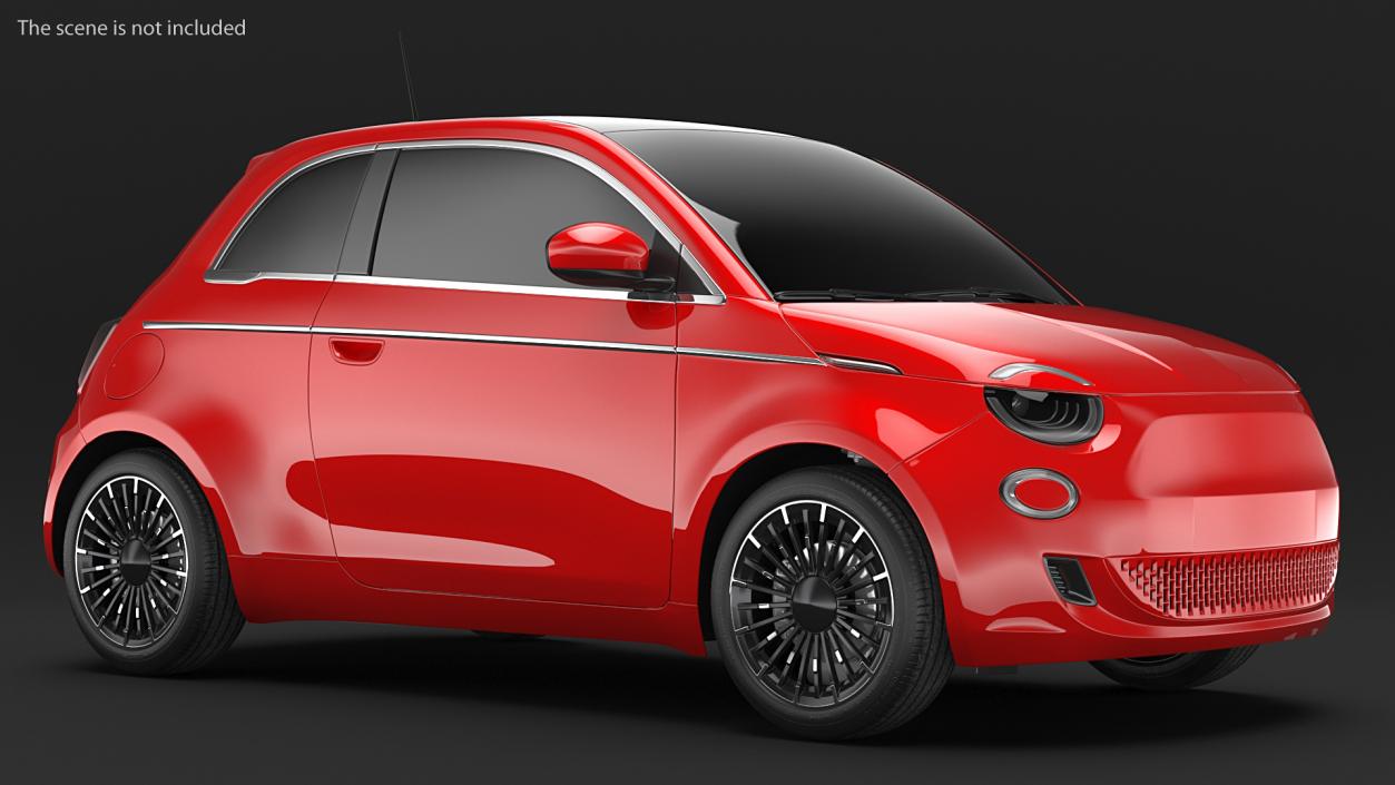 3D model EV Compact Car Simple Interior