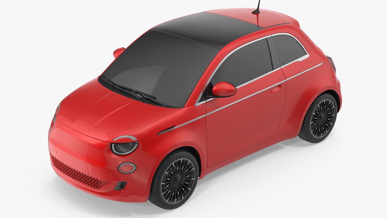 3D model EV Compact Car Simple Interior