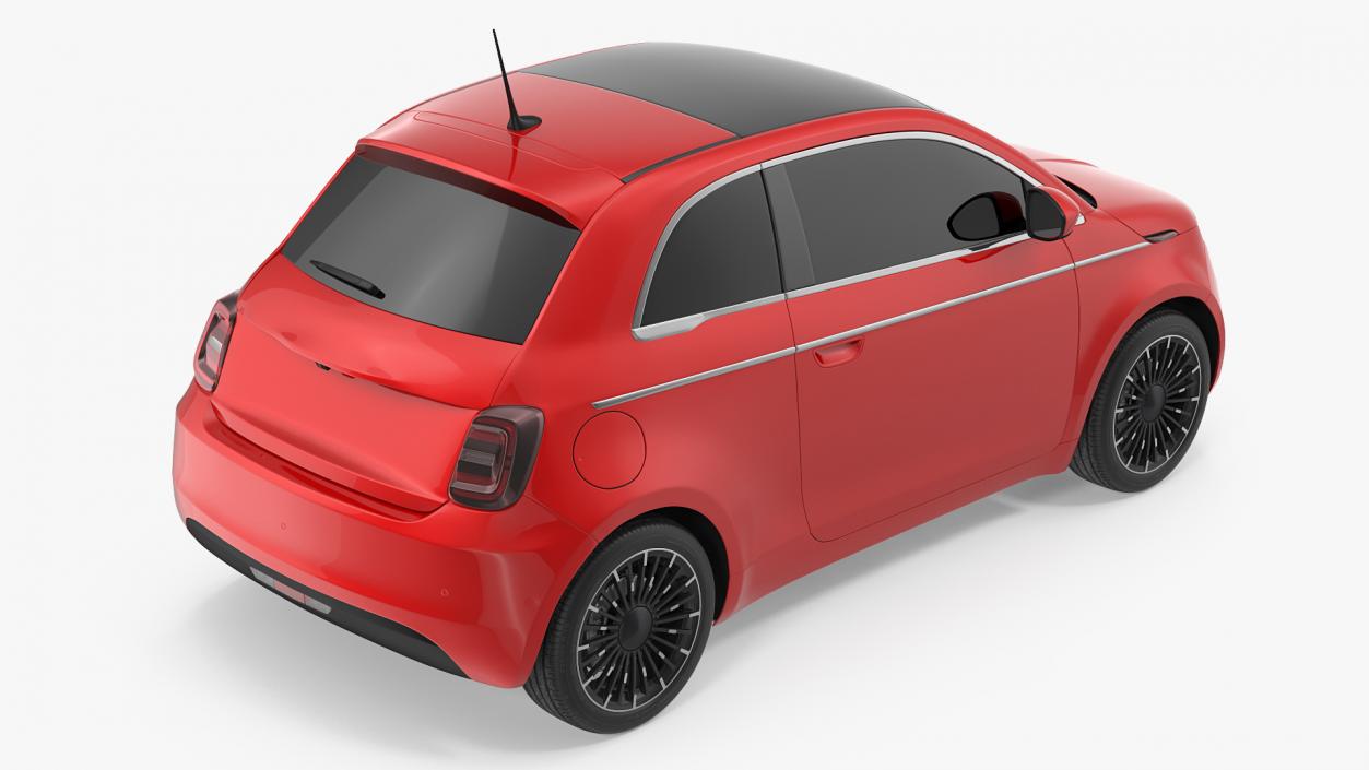 3D model EV Compact Car Simple Interior