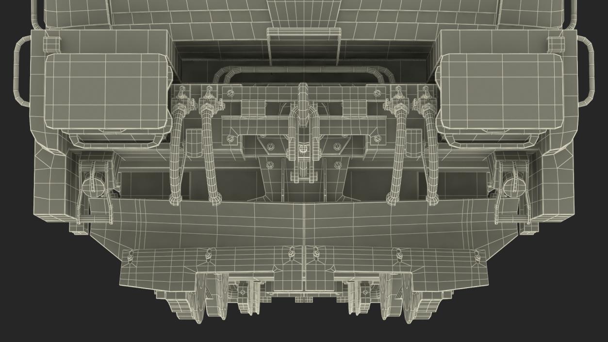 Siemens Mobility Vectron Locomotive Red 3D model