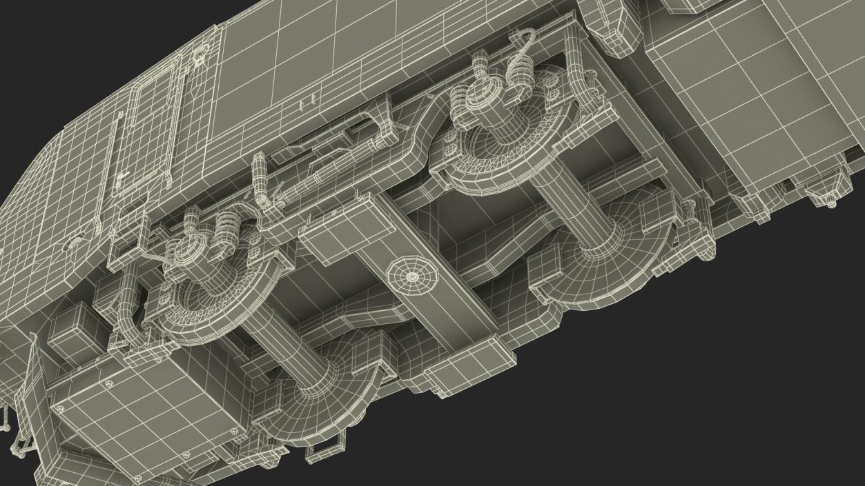 Siemens Mobility Vectron Locomotive Red 3D model