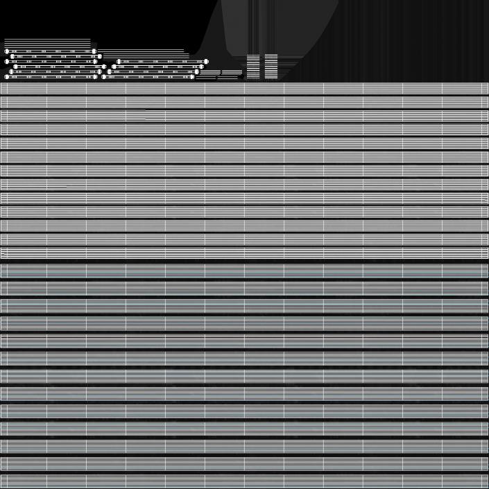 3D Plastic Pipes Bundle 6 Meters 2