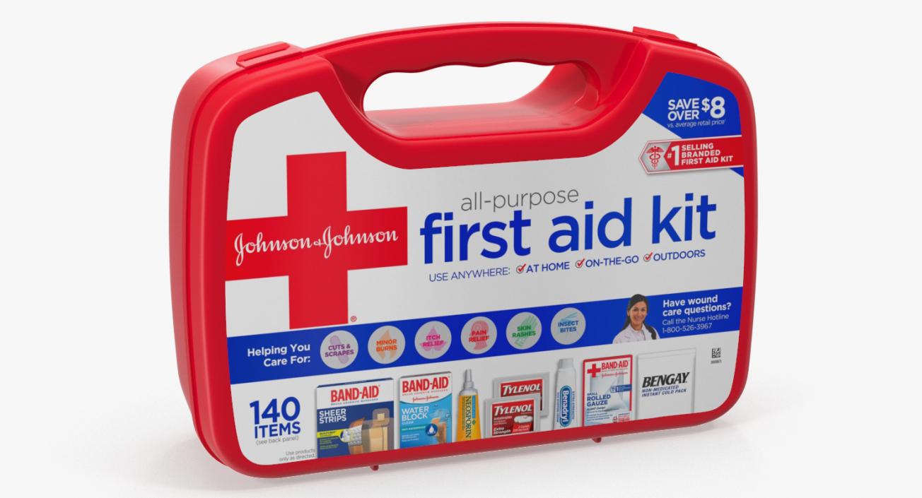 First Aid Kit Bag 3D